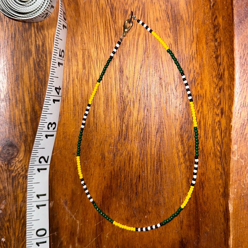 Green bay Packers inspired necklace